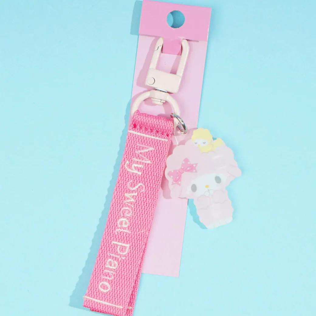 My Sweet Piano Embroidered Tag Key Holder
