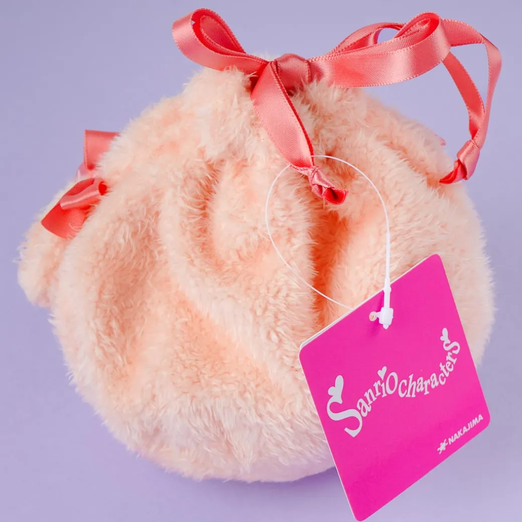 My Sweet Piano Fluffy Face Drawstring Pouch