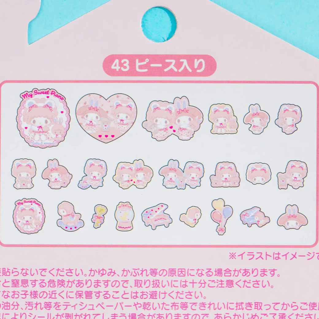 My Sweet Piano Little Treasure Glittery Stickers