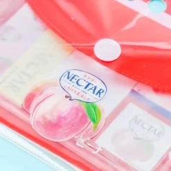 Nectar Peach Sticky Notes With Pouch