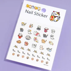 Neko Astume Rare Cat Nail Stickers