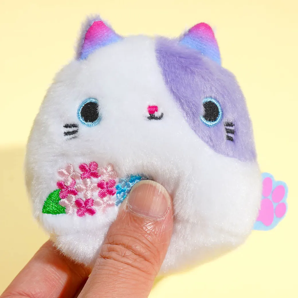 Neko Dango Flower Plushie - Hydrangea / Mini