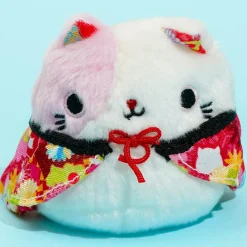 Neko Dango Kyoto Plushie - Red Haori / Mini