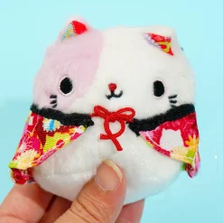 Neko Dango Kyoto Plushie - Red Haori / Mini