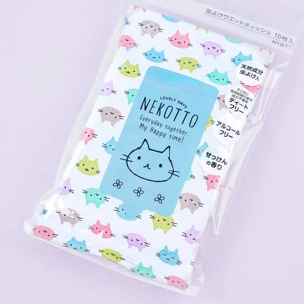 Nekotto Wet Tissue Pack - Soap - 15 pcs