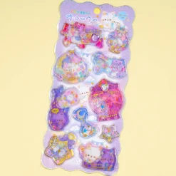 Night Meow Water-In Stickers