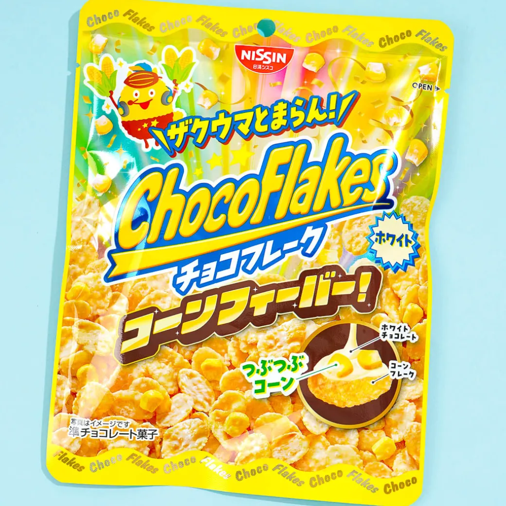 Nissin Choco Flakes Corn Fever - White Chocolate