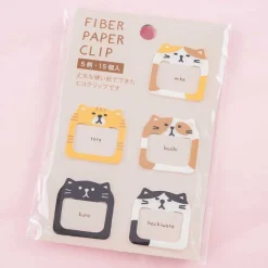 Nyanko Fiber Paper Clip Set