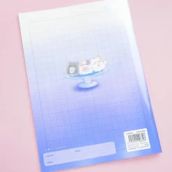 Obakenu Cafe Grid Notebook