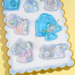 Obakenu Cats Glitter & Water-Filled Stickers