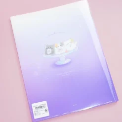Obakenu Jelly Cat Clear Pocket Folder