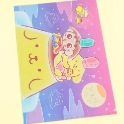 Ojarumaru x Pompompurin A4 File Folder Set - 2 pcs