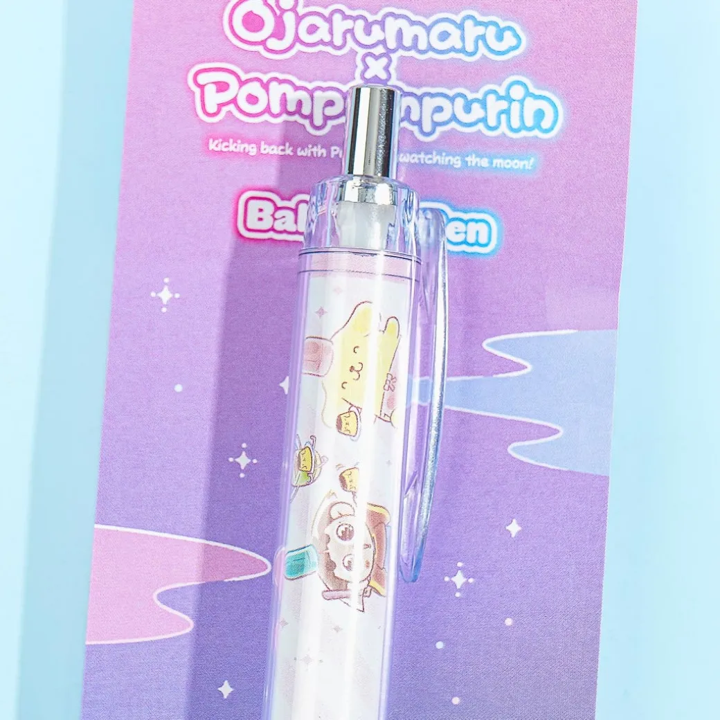 Ojarumaru x Pompompurin Click Pen