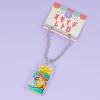 Omoide Retro Acrylic Charm - Taro Snack