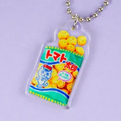 Omoide Retro Acrylic Charm - Taro Snack
