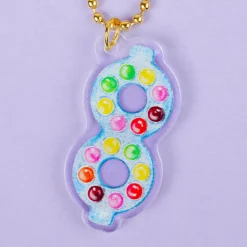 Omoide Retro Acrylic Charm - Chocolate Candy