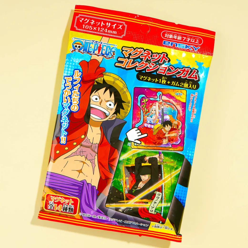 One Piece Magnet Collectible & Gum