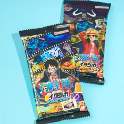 One Piece Metallic Card With Senbei