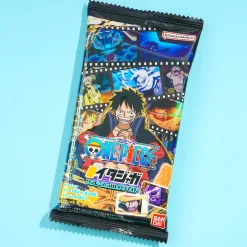 One Piece Metallic Card With Senbei