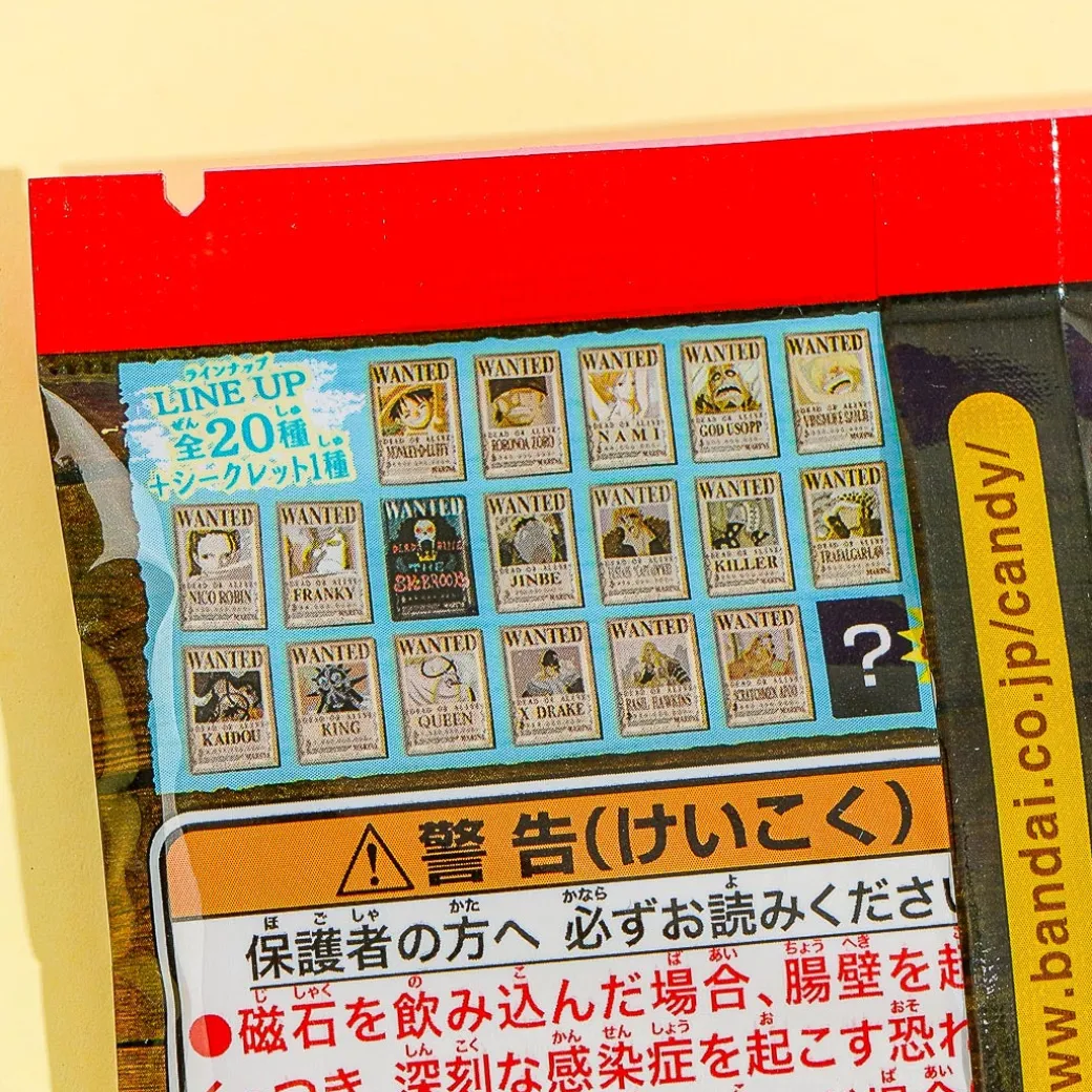 One Piece Wanted Chara-Magnet With Memo Card & Gum