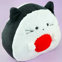 Onigiri Animals BIG Fluffy Cushion - Plum Cat