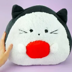 Onigiri Animals BIG Fluffy Cushion - Plum Cat