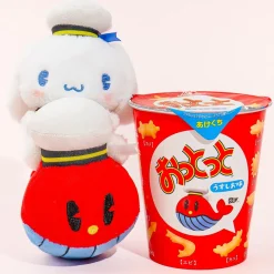 Ottotto x Sanrio Characters Plushie Charm & Crackers - Cinnamoroll