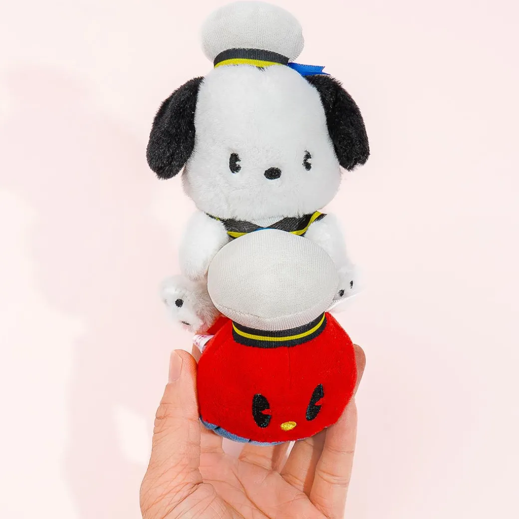 Ottotto x Sanrio Characters Plushie Charm & Crackers - Pochacco