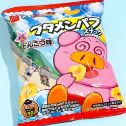 Oyatsu Butamen x CoroCoro Comic Puff Snacks
