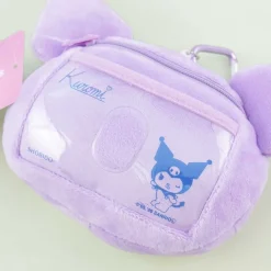 Pastel Kuromi Plushie Pass Case & Bag Charm