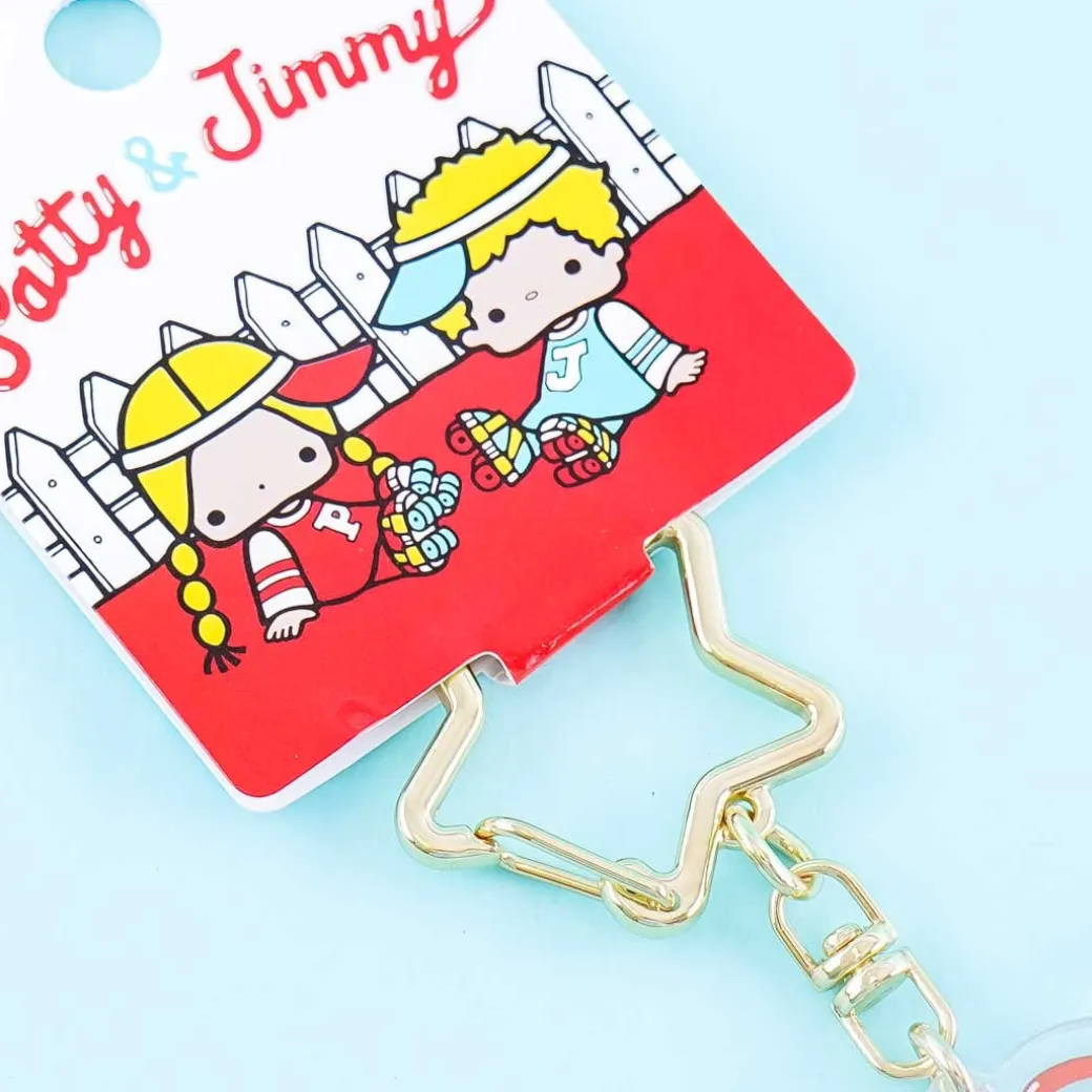 Patty & Jimmy Roller Skating Fun Charm With Star Clip