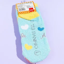 Pekkle Fuzzy Heart Socks