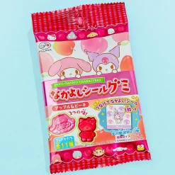 Peko-Chan x Sanrio Characters Nakayoshi Seal Gummy - Apple & Peach