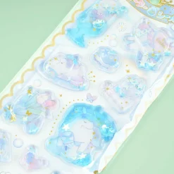 Petite Unicorn Glitter Water-In Seal Stickers