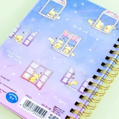 Pikachu Midnight Sky Windows Spiral Notebook