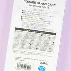 Pikachu Square Glass Case Phone Case for iPhone 14 / 13
