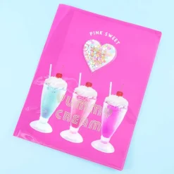 Pink Sweet Yummy Cream A4 File Folder