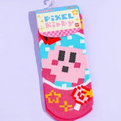 Pixel Kirby Stars x Makoto Ozu Jacquard Socks