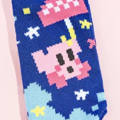 Pixel Kirby Umbrella Socks