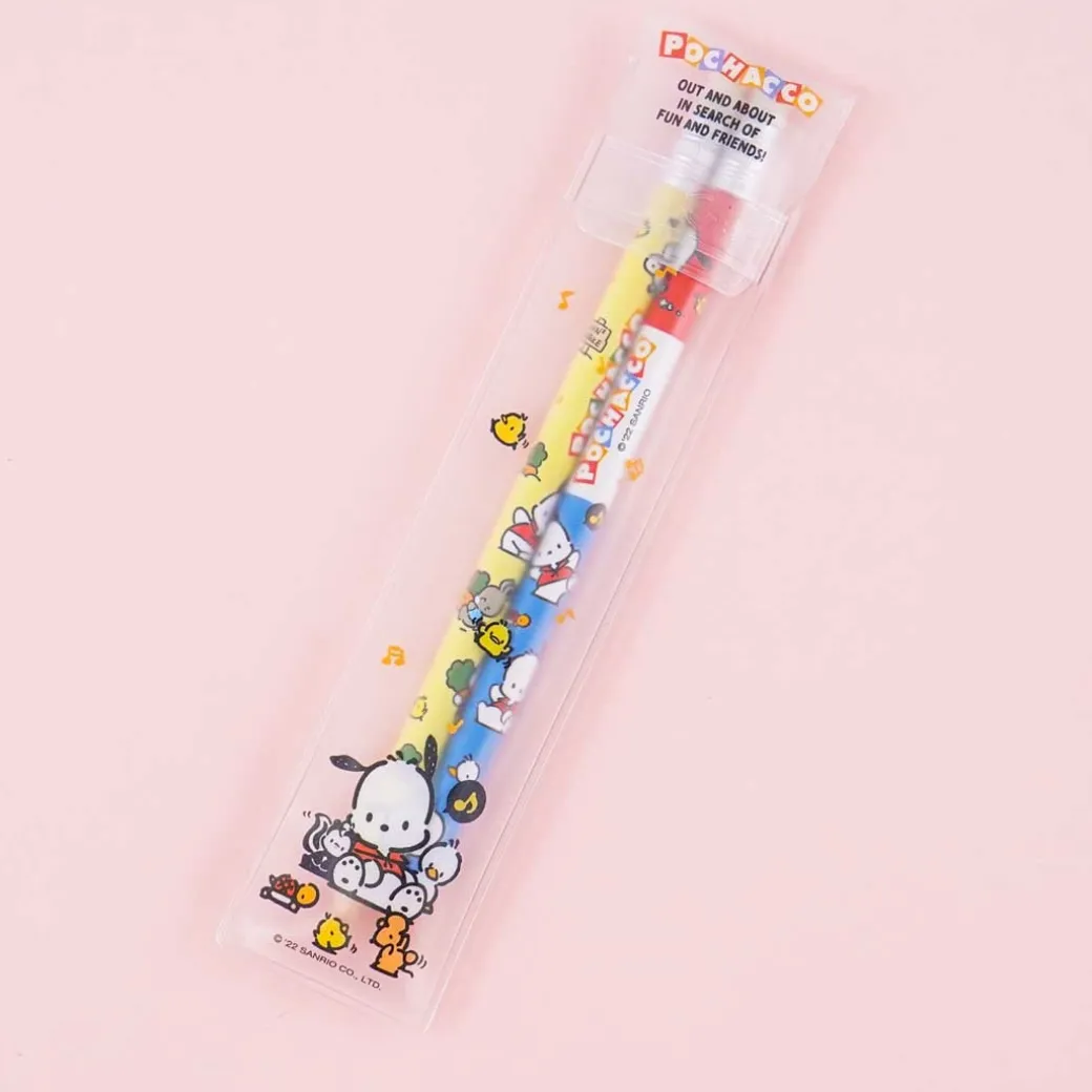Pochacco & Friends Pencil Style Ballpoint Pen Set