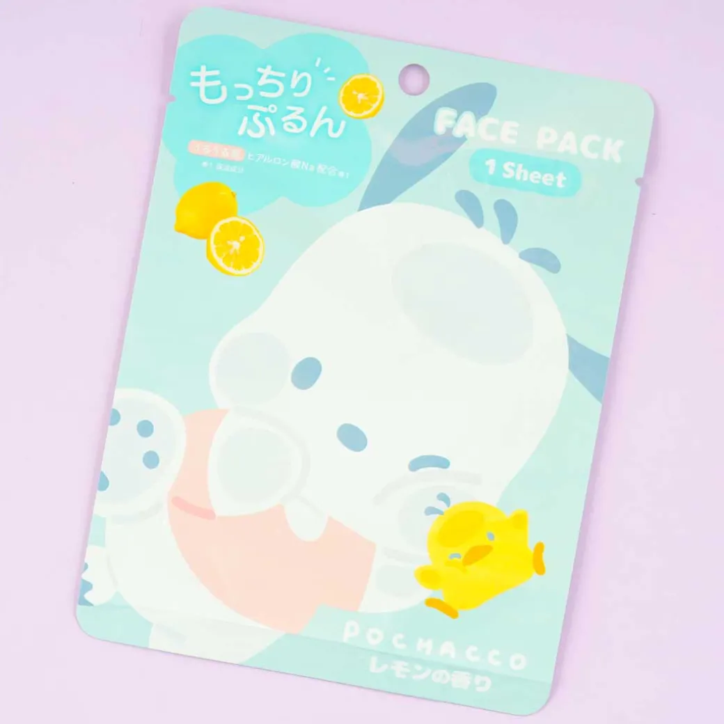 Pochacco & Piyo Face Pack - Lemon