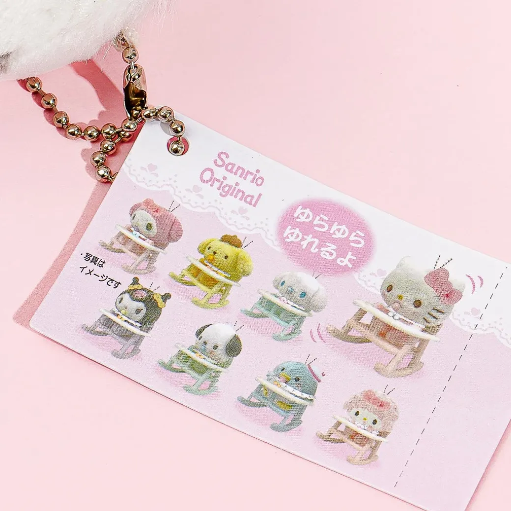 Pochacco Baby Plushie Charm With Rocking Chair