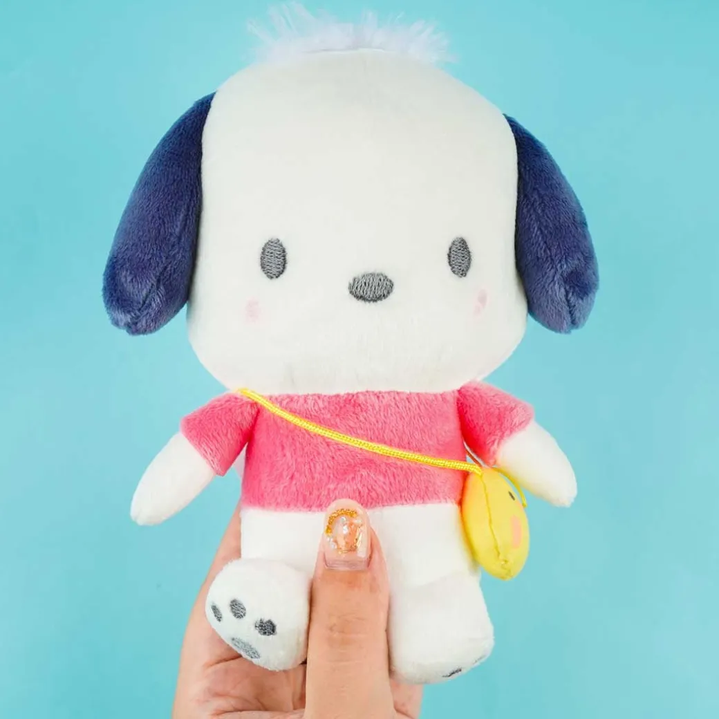 Pochacco Blushing Nostalgic Sitting Plushie - Medium
