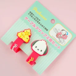 Pochacco Cable Organizer Clip Set - 2 pcs