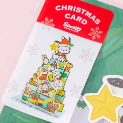 Pochacco Christmas Tree Card