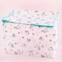 Pochacco Clear Zippered Foldable Storage Box - Medium