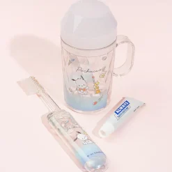 Pochacco Diamond Travel Toothbrush Set