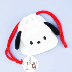 Pochacco Die-cut Drawstring Pouch