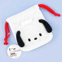 Pochacco Die-cut Drawstring Pouch