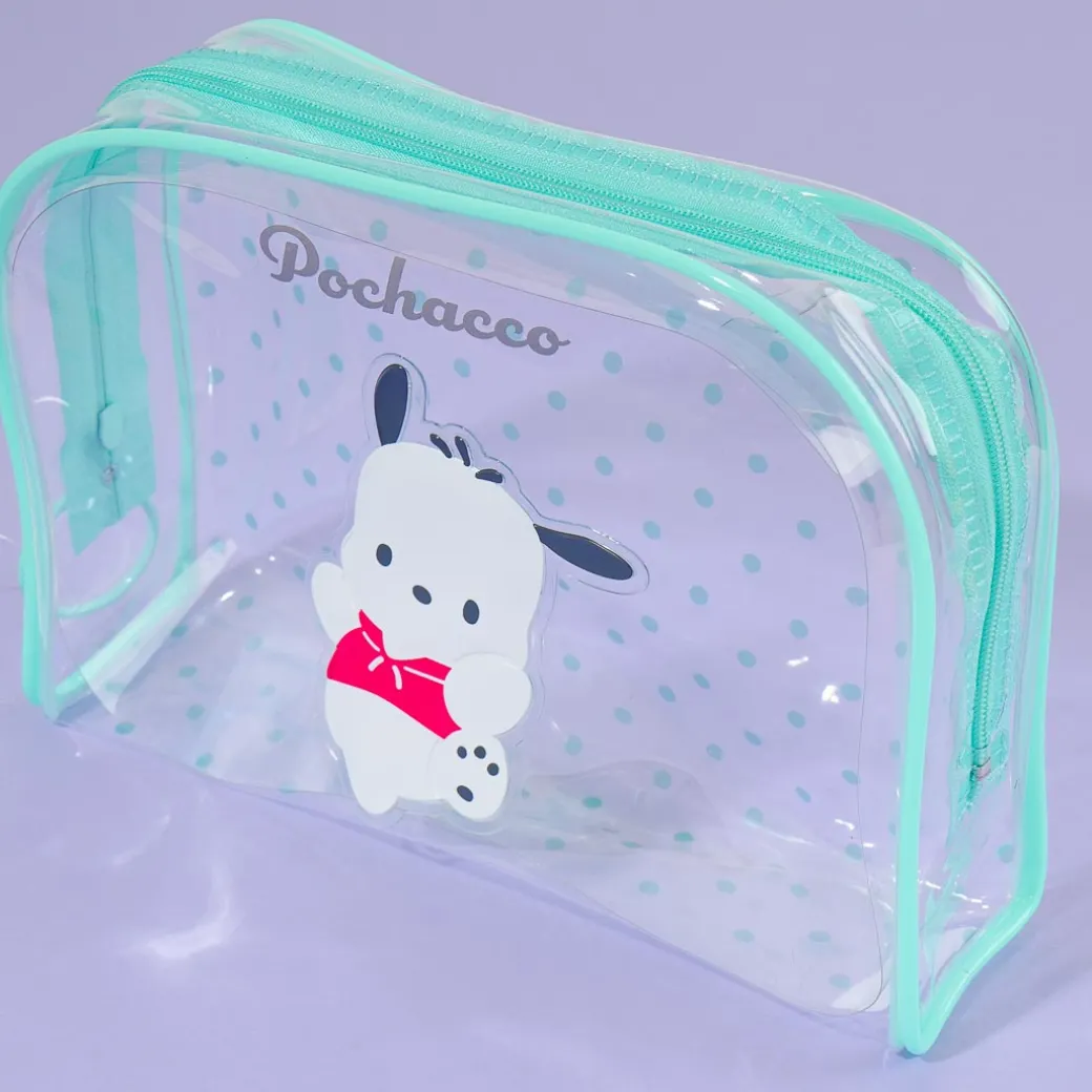 Pochacco Dotted Clear Pouch